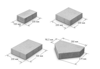 Тротуарная плитка ФАРБШТАЙН «Ла-Линия» h40 мм