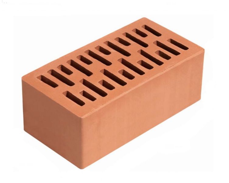 Кирпич рядовой полуторный гладкий М200 Вышневолоцкая керамика, Облицовочный