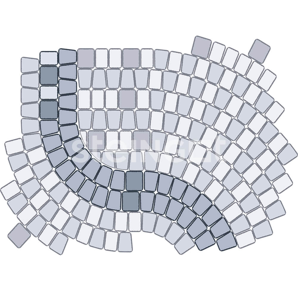 Тротуарная плитка Классика Арко "Caramello" 60мм, STEINGOT