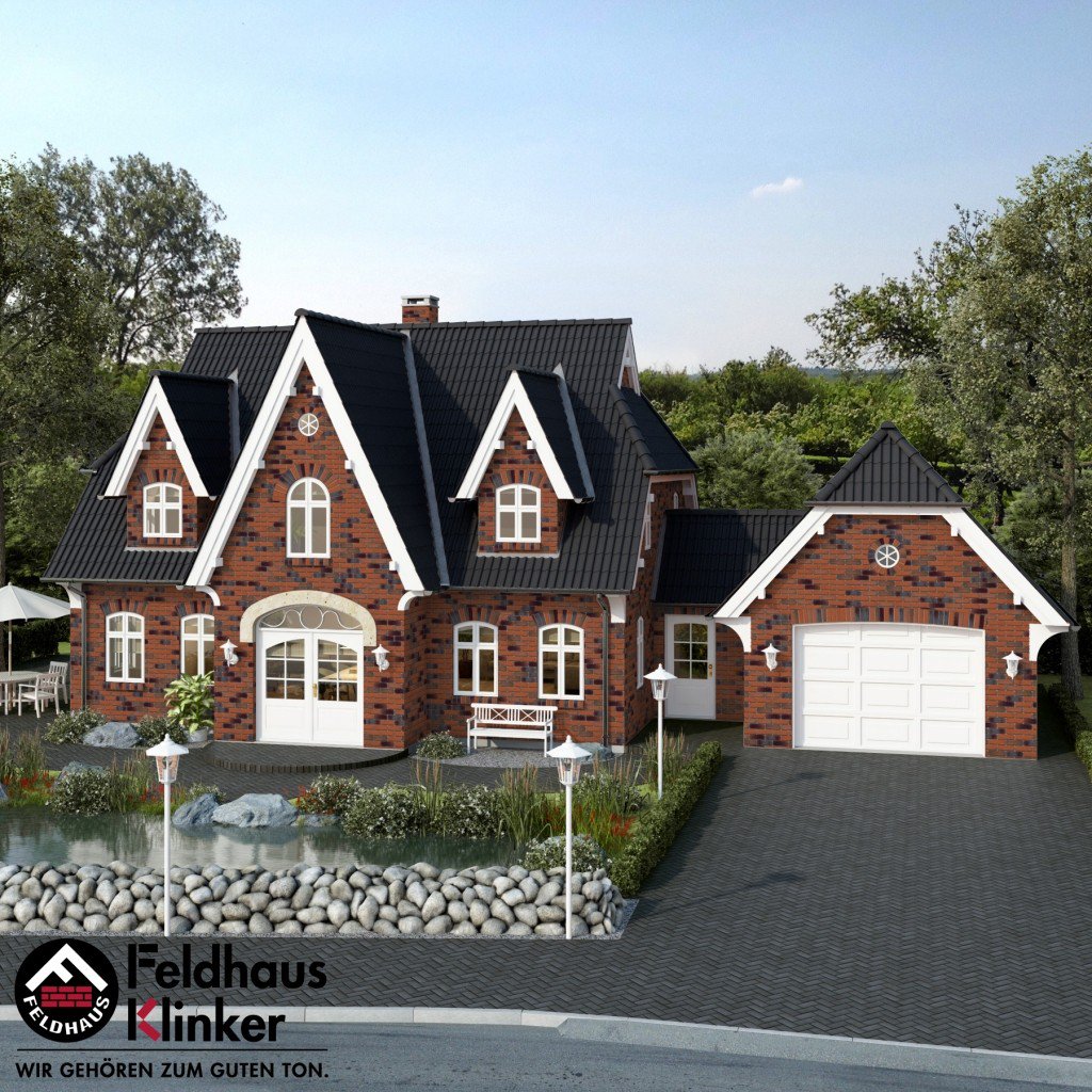 Фасадная плитка ручной формовки Feldhaus Klinker R715 accudo terreno bluastro NF14, 240*14*71 мм